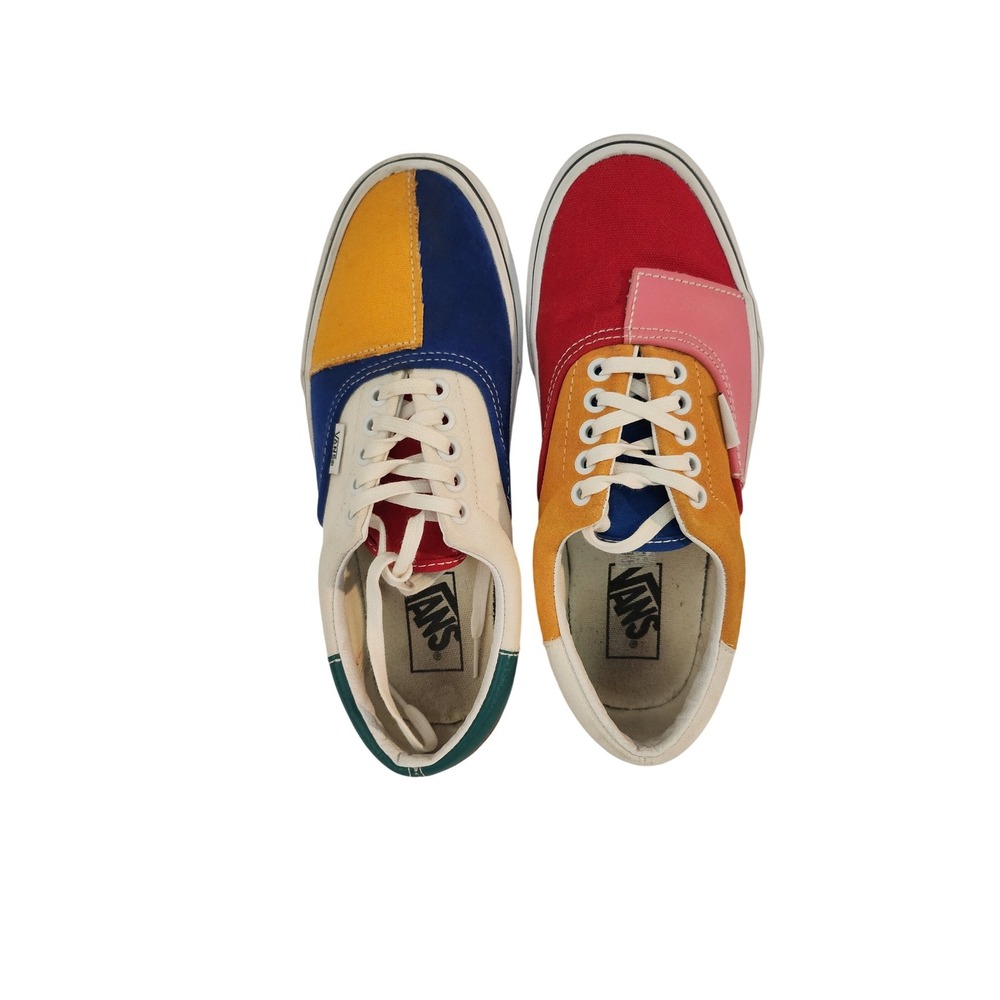 Vans Era Patchwork Multi Color Colorblock Sneakers Low Top Lace Up Shoes